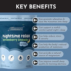 JUST INGREDIENTS Kids Nighttime Relax Drink Mix – Strawberry Limeade Flavor – 60 Servings | Magnesium, Tart Cherry & L-Theanine | Supports Evening Calm, Relaxation & Restful Sleep*