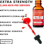 Liposomal Vitamin B12 Liquid Supplement - Bioactive Methyl Blend - Vegan & Non GMO - Organic Glycerin & Sugar Free (1 Fl Oz)
