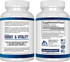 Arazo Nutrition CoQ10 Ubiquinone Coenzyme Q10-200mg Per Serving Maximum Strength Nutritional Supplement - High Absorption Capsules with No Soy