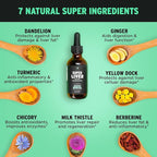 SUPERBONSAI Super Liver Support with Milk Thistle - All Natural Liver Cleanse Detox & Repair Aid - Doctor-Formulated Liver Supplement - Liquid Herbal Formula for Liver Health - 2 Month Supply (2 Pack)