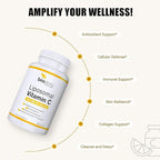 Liposomal Vitamin C, Healthy Immune System, Supports Heart Health, Enhanced Energy Level, Antioxidant Properties, 1400mg Per Servings, 180 Capsules