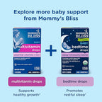 Mommy's Bliss Baby Probiotic Drops Everyday - Gas, Constipation, Colic Symptom Relief - Newborns & Up - Natural, Flavorless, 0.34 Fl Oz