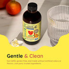 CHILDLIFE ESSENTIALS Liquid Vitamin C - Pure Vitamin C Liquid Supplement for Kids, Immune System Support, Great Taste - Natural Orange, 4 Fl Oz (Pack of 1)
