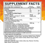 NutraPep Prebiotic Probiotic & Postbiotic Gummies for Women Men & Kids Children - High Potency 5 Billion CFU - Sugar-Free & Gluten 60 Count (Pack of 2)