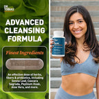 Dr. Tobias Colon Cleanse - Constipation Relief & Gut Health Support for Women & Men | 14 Day Colon Cleanser for a Gentle Colon Detox & Gut Flush - 28 Capsules (1-2 Daily)
