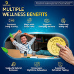 Organic Lions Mane Supplement Capsules - 240 Real Mushrooms Lion's Mane Capsules with Ginkgo Biloba Herb, Bacopa Monnieri, L Theanine, L Tyrosine - Mushroom Complex for Daily Wellness
