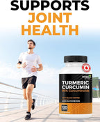 Renew Actives Turmeric Curcumin with Black Pepper – 600MG Turmeric Root, 100MG Curcuminoids per 2 Capsules – Supports Digestion, Liver Health, Joint Relief & Mobility – Made in Canada – 120 Capsules
