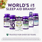 ZzzQuil Pure Zzzs Complete Sleep,Melatonin 10mg,L-Theanine,GABA,with Ashwagandha,and Magnesium,Melatonin Sleep Aid,100 Count (Pack of 2)