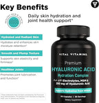 Vital Vitamins Vegan Collagen Booster 60 ct + Hyaluronic Acid Hydration Complex 60 ct