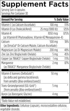 Designs for Health OsteoForce - Premium Bone Support Supplement - Highly Absorbable Nutrients Calcium Malate, Magnesium, Zinc Bisglycinate Chelate, Vitamins D + K - Non-GMO, Soy Free (120 Capsules)