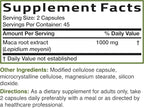 Bronson Maca Root Extra Lepidium Meyenii, Non-GMO, 90 Vegetarian Capsules