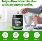 Orgain Hydrolyzed Collagen Peptides Powder For Women & Men, 20g Grass Fed Collagen, Unflavored - Hair, Skin, Nail, & Joint Support Supplement, Paleo & Keto, Non-GMO, Type I and III, 1lb