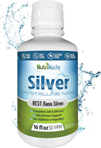 NutriNoche Colloidal Silver | 99.99% Ultra Pure Crystalline Nano Silver Particles