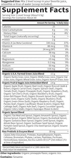 Garden of Life Super Greens Powder Smoothie & Mix, Probiotics & Digestive Enzymes, Organic Superfoods Nutrition Fruit and Vegetables for Women & Men Energy, Original, 60 Servings, (Pack of 2)