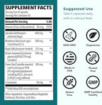 LifeSeasons Stem Boost-R - Stem Cell Support - Naturally Repair Damaged Tissue - Vitamin Supplement Rich in Antioxidants - Royal Jelly, Spirulina, Blueberry, Brown Seaweed & L-Carnosine - 120 Capsules