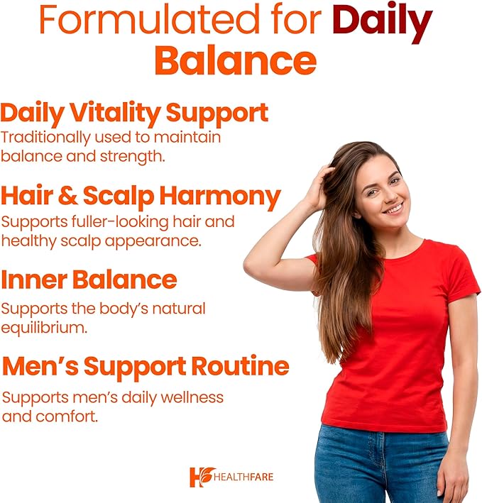 Healthfare Saw Palmetto for Men & Women | Extract 4000mg | 150 Vegan Capsules | Extra Strength Herbal Supplement | Supports Prostate, Urinary, Hair & DHT Balance | Non-GMO, Gluten-Free | Made in USA