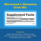 Natural Factors, Micronized L-Glutamine Drink Mix 5000 mg, Supports Muscles and Immune Function, 8 Oz