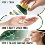 Nerve Savior for Neuropathy 600mg - 120 Veggie Capsules High Potency Alpha Lipoic Acid Supplement for Hands, Feet & Toes Comfort - Powerful Antioxidant Formula