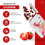Ved Lycopene 500 mg | 90 softgel, 6 Month Supply.(Pack of 2)