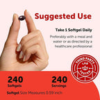 Micro Ingredients Astaxanthin 6mg with MCT Oil, 240 Softgels | Premium Astaxanthin Antioxidant Supplements* | Fresh Microalgae Source | Triple Strength, Non-GMO, Gluten Free, No Soy
