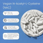 NaturaLife Labs N-Acetyl-L-Cysteine (NAC) 1600 mg – 100 Capsules, Non-GMO & Gluten-Free (2 Pack) (2)