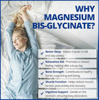 CanPrev Magnesium BisGlycinate 200mg Gentle 60 Veg Caps, 60-Day Supply, Chelated Magnesium Supplement for Bone & Muscle Support, Easy to Digest, Promote Relaxation & Comfort, Vegan, Non-GMO, No Sugar