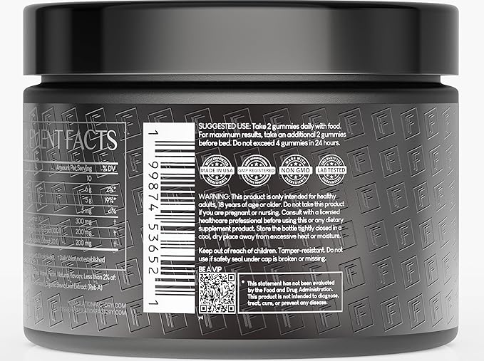 Formulation Factory Self Obsessed Shilajit Gummies for Men, Tongkat Ali + Fadogia Agrestis Supplement, Energy, Strength, Drive & Vitality Support, Natural Masculinity Formula, 60 Count (Pack of 1)