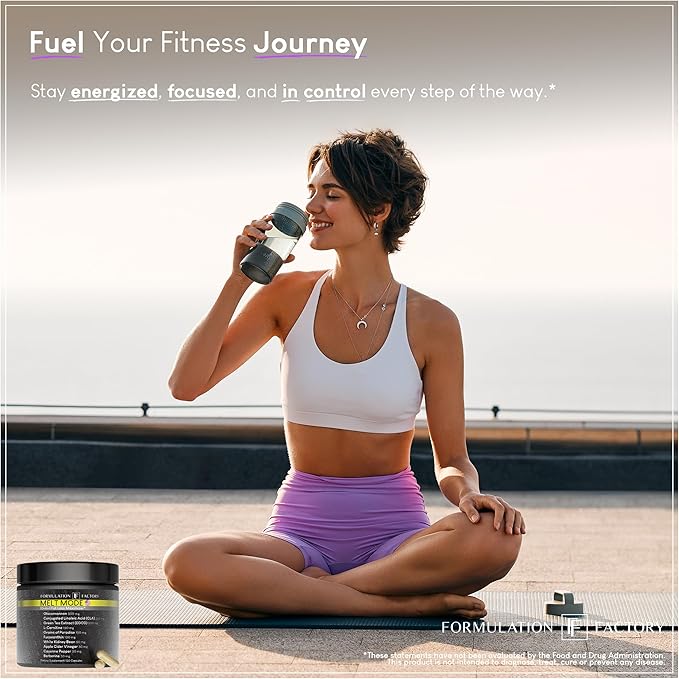 Formulation Factory Melt Mode 10-in-1 Weight Support, Metabolism Booster & Appetite Control with Green Tea, L-Carnitine, CLA, Glucomannan & More (4 Month Supply, 240 Capsules)