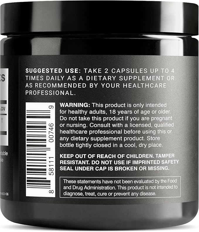 Toniiq Stabilized NMN Capsules - 300mg - 98% Highly Purified - for NAD+ - 60 Capsules NMN Nicotinamide Mononucleotide Booster Supplement