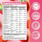 Liquid Iron Supplement for Kids, Women & Men - Kids Multivitamin with Iron Drops - Immune Support, Blood Builder & Energy Support for Iron Deficiency, Anemia - Strawberry Flavor, 4 Fl Oz