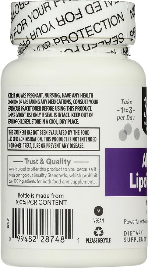 365 by Whole Foods Market, Alpha Lipoic Acid 100mg, 90 Count