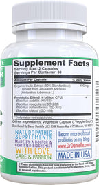 Dr. Danielle Probiotic - Probiotics for Women and Men, Adults by Dr. Danielle - Shelf Stable Probiotic Supplement - No Refrigeration Necessary - Bacillus - 60 Capsules