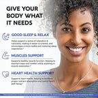 Magnesium Glycinate 500 mg - Chelated Supplement - High Absorption Form of Magnesium - Support for Sleep, Muscle & Heart Health - Made in USA, Lab Tested & Non-GMO - 240 Capsules
