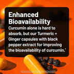 NatureWise Turmeric Curcumin + Ginger 2400 mg - Ultra High Curcuminoids 2100 mg - Turmeric Extract + Ginger - Extra Strength & Absorption - Vegan, Non-GMO - 90 Count[30-Day Supply]