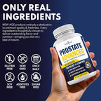 NEW AGE Prostate Advanced Prostate Supplement for Men – Reduce Bathroom Trips, Promote Sleep, Support Health & Bladder Emptying - Made with Lycopene, Beta Sitosterol - 180 Count