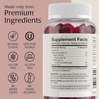 Prebiotic Fiber Gummies for Adults & Kids with No Added Sugar- 5g (60 Count-2 Pack) High Fiber Supplement Gummies - Vegan - Keto Friendly - Digestive Health Supplements