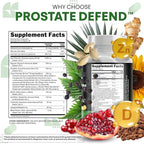 Clean Nutraceuticals Saw Palmetto Pumpkin Seed Oil Pygeum Sunflower Lecithin Stinging Nettle Cranberry - Prostate Supplements for Men with Lycopene - 90 Caps (Pack of 2)