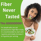 Fiber Gummies for Adults, Sugar Free 10g Prebiotic Fiber Supplement with Digestive Enzymes, Probiotics & 100mg Betaine for Digestive & Gut Health and Regulate Bowel Movement, Vegan, Gelatin Free,120ct