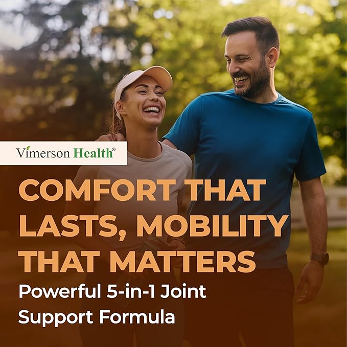Joint Support Supplement with Glucosamine Sulfate, Hyaluronic Acid, Boswellia & MSM – Supports Joint Health, Mobility & Bone Strength – for Daily Use – FSA Eligible 2 Pack