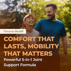 Joint Support Supplement with Glucosamine Sulfate, Hyaluronic Acid, Boswellia & MSM – Supports Joint Health, Mobility & Bone Strength – for Daily Use – FSA Eligible 60 Capsules