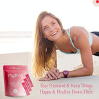 RHYTHM Girl, Bye | Fast-Acting Keto UTI Relief & Defense + Urinary Tract Health Drink Mix | pH Balancing | Workout & Intimacy | Essential Minerals (10 Travel Packs, Cranberry Medley)