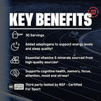 BARE PERFORMANCE NUTRITION, BPN Strong Multi-Vitamin, Foundational Health, Improved Mood and Sleep, Adaptogens, Improved Cognitive Health