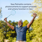 Puritan's Pride Saw Palmetto Extract 160mg, Traditional Herbal Dietary Supplement For Mens Prostate and Urinary Health Support, 60 Rapid Release Capsules