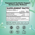 NutraPep Synbiotics Probiotic Prebiotic Postbiotic - Daily Gut Health Support with Pre Pro & Post Biotics for Men Women - Digestive & Immune Support Balance Synbiotic Supplement - Vegan Gluten Free