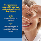 Natural Factors, Advanced Eye Factors, Antioxidant Support for Healthy Vision with Lutein and Zeaxanthin, 60 Capsules