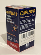 Complejo B (B-Complex) – Vitamin B1, B6, B12 Tablets – Dietary Supplement – 30 Tablets – 1 Month Supply