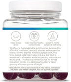 Youtheory Ashwagandha - Vegetarian Energy & Stress Support Supplement with Organic KSM-66 & Ginger Extract - Zero Sugar - Blueberry, 60 Gummies, Pack of 2 (60-Day Supply)