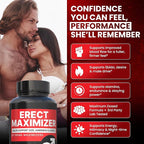 Premium Male Enhancement | Rapid Acting Blood Flow Support | Bigger, Rock Hard, Longer | 9 in 1 Intimacy Complex to Restore Confidence, California Manufactured, 3rd Party Tested – 90 Caps