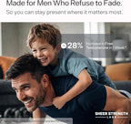 Testosterone Booster for Men - Sheer Alpha T-Booster - Clinically Backed Dose, Strongest Formula - Made in USA - Premium Blend of Fadogia Agrestis Tongkat Ali and Shilajit. 30 Servings