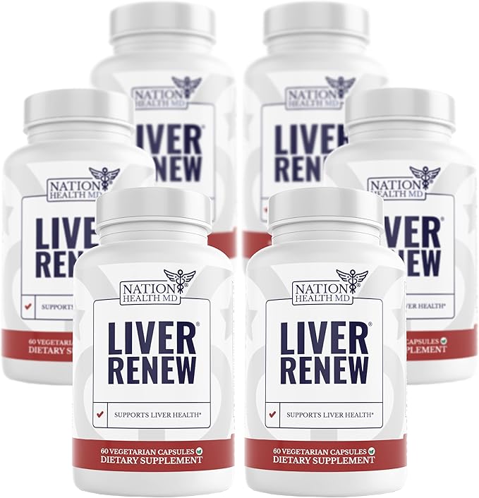 Liver Renew - Liver Cleanse Detox & Repair - Liver Support Supplement with Artichoke Extract, Milk Thistle, Dandelion and Turmeric - 360 Capsules